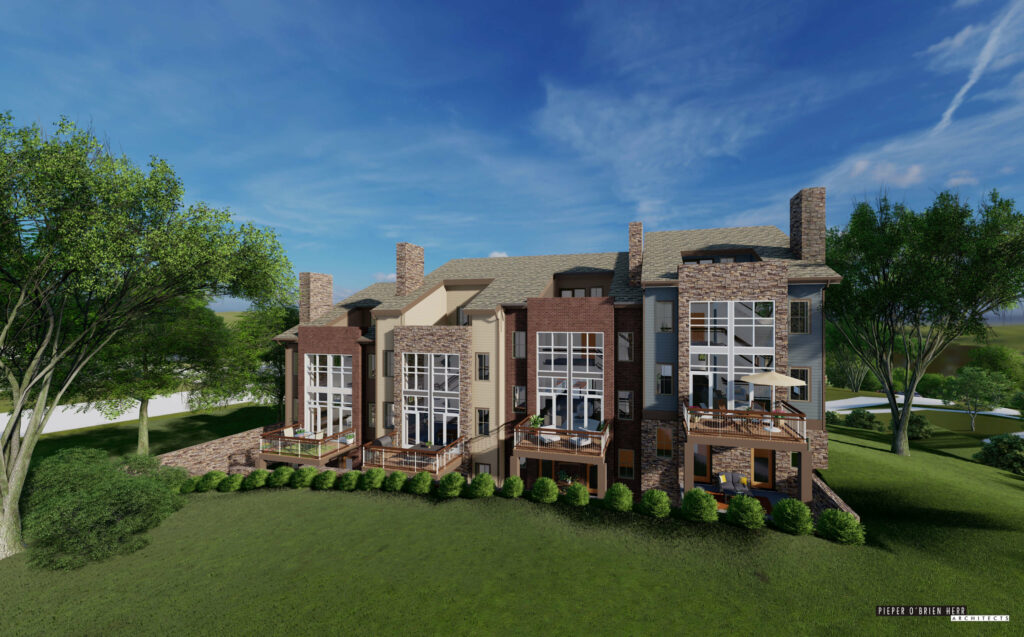 3D Render of Overlook at Westpointe II Project