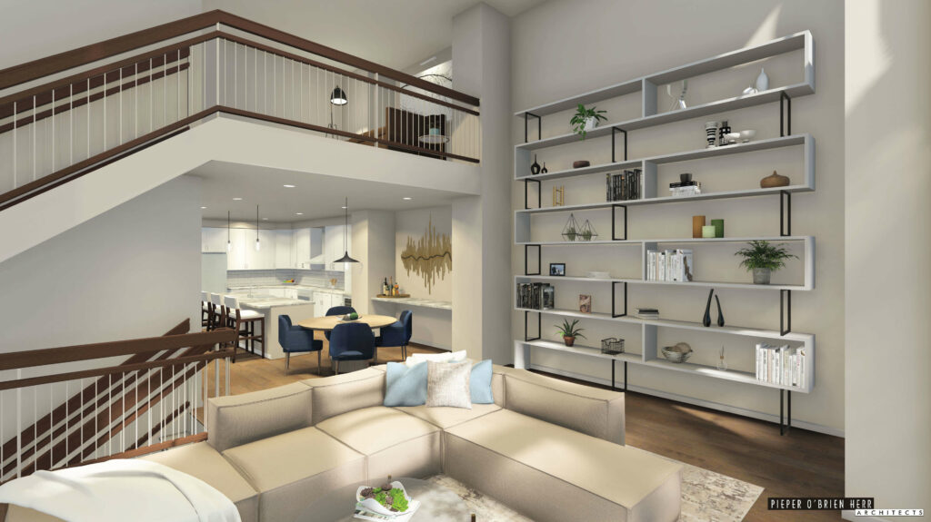 3D Render of Overlook at Westpointe II Project